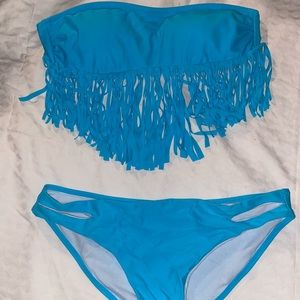 Blue bathing suit